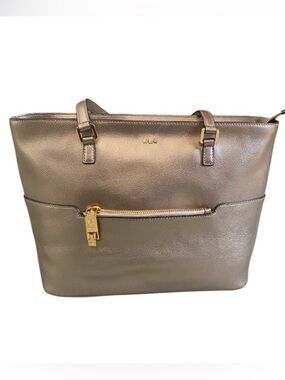 Lauren Ralph Lauren whitby zip leather tote